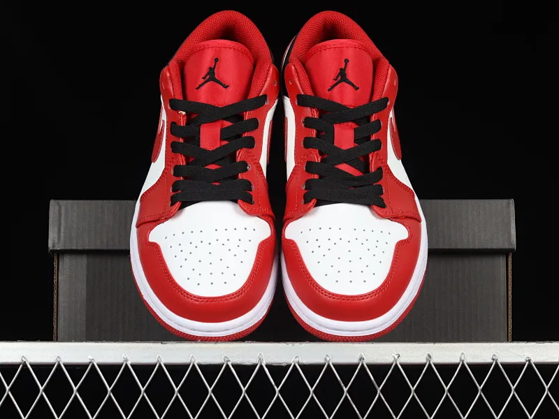 All categories Air Jordan Jordan series basketball shoes Air Jordan 1 Low Z version Air Jordan 1 Low AJ1 Joe 1 red, white and black Sports culture basketball shoes 553558-163